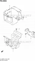 BATTERY BOX   TOOLS for Suzuki INTRUDER 1500 2014