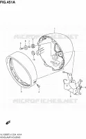 HEADLIGHT BOWL for Suzuki INTRUDER 1500 2014