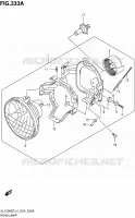HEADLIGHT for Suzuki INTRUDER 1500 2014