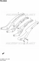 REAR FRAME for Suzuki INTRUDER 1500 2014