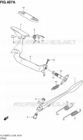 STAND for Suzuki INTRUDER 1500 2014