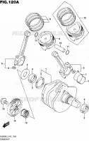 CRANKSHAFT for Suzuki INTRUDER 800 2015