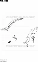 FRAME HANDLE GRIP (VL800BL5 E43) for Suzuki INTRUDER 800 2015