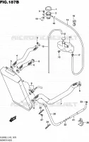 RADIATOR HOSE (VL800BL5 E43) for Suzuki INTRUDER 800 2015