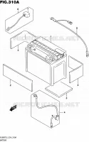 BATTERY for Suzuki BOULEVARD 800 2015