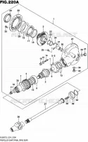 REAR DRIVE SHAFT for Suzuki BOULEVARD 800 2015