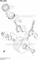 CRANKSHAFT for Suzuki BOULEVARD 1500 2014