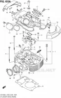 CYLINDER HEAD (REAR) for Suzuki BOULEVARD 1500 2014