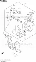 FRONT CALIPER for Suzuki BOULEVARD 1500 2014