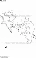 FRONT FRAME COVER for Suzuki BOULEVARD 1500 2014
