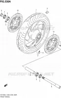 FRONT WHEEL for Suzuki BOULEVARD 1500 2014