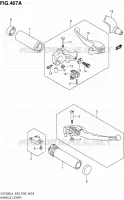 HANDGRIPS   LEVERS  for Suzuki BOULEVARD 1500 2014