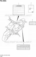 LABEL (VZ1500L4 E03) for Suzuki BOULEVARD 1500 2014