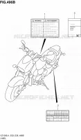 LABEL (VZ1500L4 E28) for Suzuki BOULEVARD 1500 2014