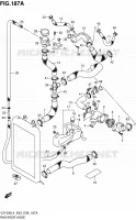RADIATOR HOSE for Suzuki BOULEVARD 1500 2014