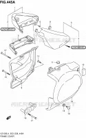 REAR FAIRING for Suzuki BOULEVARD 1500 2014