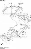 REAR FENDER for Suzuki BOULEVARD 1500 2014
