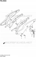 REAR FRAME for Suzuki BOULEVARD 1500 2014