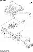 TAIL LIGHT ASSY for Suzuki BOULEVARD 1500 2014