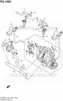 THROTTLE BODY (VZ1500L4 E03) for Suzuki BOULEVARD 1500 2014