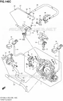 THROTTLE BODY (VZ1500L4 E33) for Suzuki BOULEVARD 1500 2014