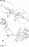 FOOTREST for Suzuki BOULEVARD 1500 2014