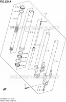 FRONT FORK for Suzuki BOULEVARD 1500 2014