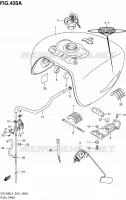 FUEL TANK for Suzuki BOULEVARD 1500 2014