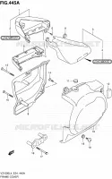 REAR FAIRING for Suzuki BOULEVARD 1500 2014