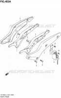 REAR FRAME for Suzuki BOULEVARD 1500 2014