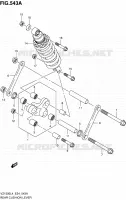 SHOCK ABSORBER LINKAGE for Suzuki BOULEVARD 1500 2014