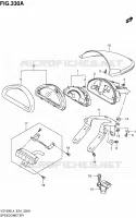 SPEEDOMETER for Suzuki BOULEVARD 1500 2014