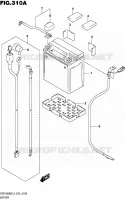 BATTERY for Suzuki BOULEVARD 1800 2014