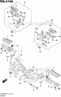 FOOTREST for Suzuki BOULEVARD 1800 2014