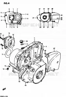 CASING for Suzuki QUADRUNNER 250 1985