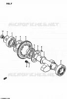 CRANK BALANCER for Suzuki QUADRUNNER 250 1985