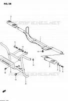 FOOTREST for Suzuki QUADRUNNER 250 1985