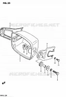 HEADLIGHT BOWL for Suzuki QUADRUNNER 250 1985