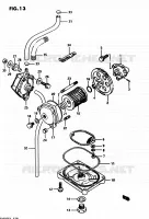 OIL PUMP   FUEL PUMP for Suzuki QUADRUNNER 250 1985