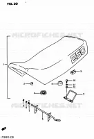 SEAT for Suzuki QUADRUNNER 250 1985