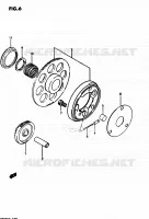STARTER MOTOR CLUTCH for Suzuki QUADRUNNER 250 1985