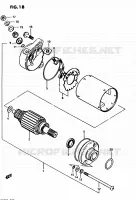 STARTER MOTOR for Suzuki QUADRUNNER 250 1985