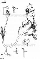 WIRING HARNESS for Suzuki QUADRUNNER 250 1985