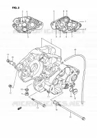 CASING for Suzuki QUADRACER 250 1991