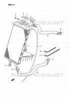 RADIATOR for Suzuki QUADRACER 250 1991