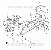 CASING for Suzuki QUADSPORT 80 2002