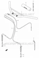 HANDLEBAR for Suzuki QUADSPORT 80 2002