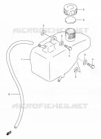 OIL TANK for Suzuki QUADSPORT 80 2002