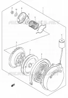 RECOIL STARTER (OPT) for Suzuki QUADSPORT 80 2002