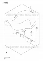 SEAT for Suzuki QUADSPORT 80 2002